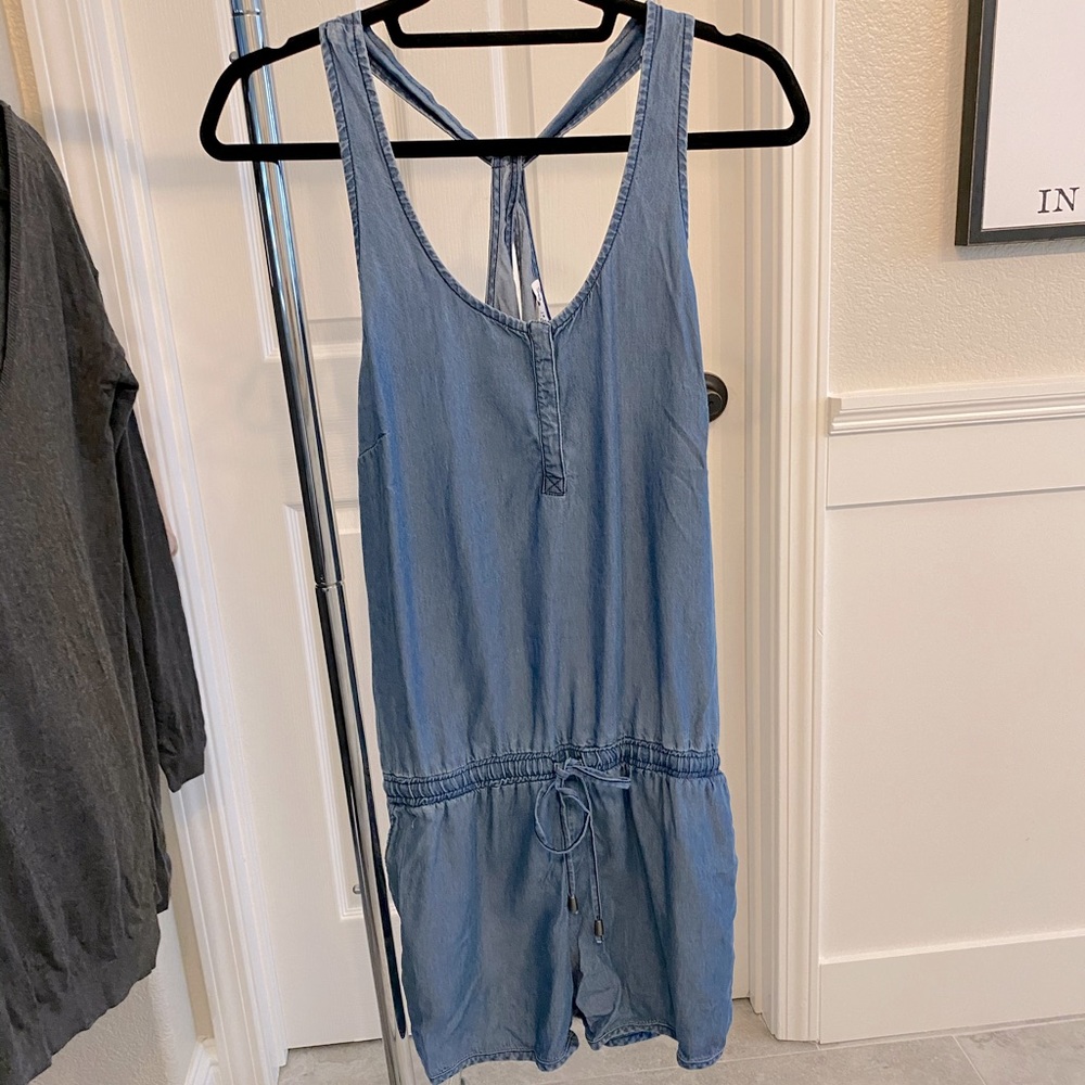 Chambray romper